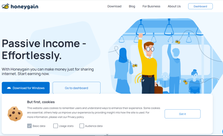 Passive income like honeygain make money online online